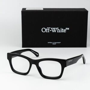 Off-White STYLE 78 Eyeglasses Black Square OERJ078 STYLE 78 1000 NEW AUTHENTIC
